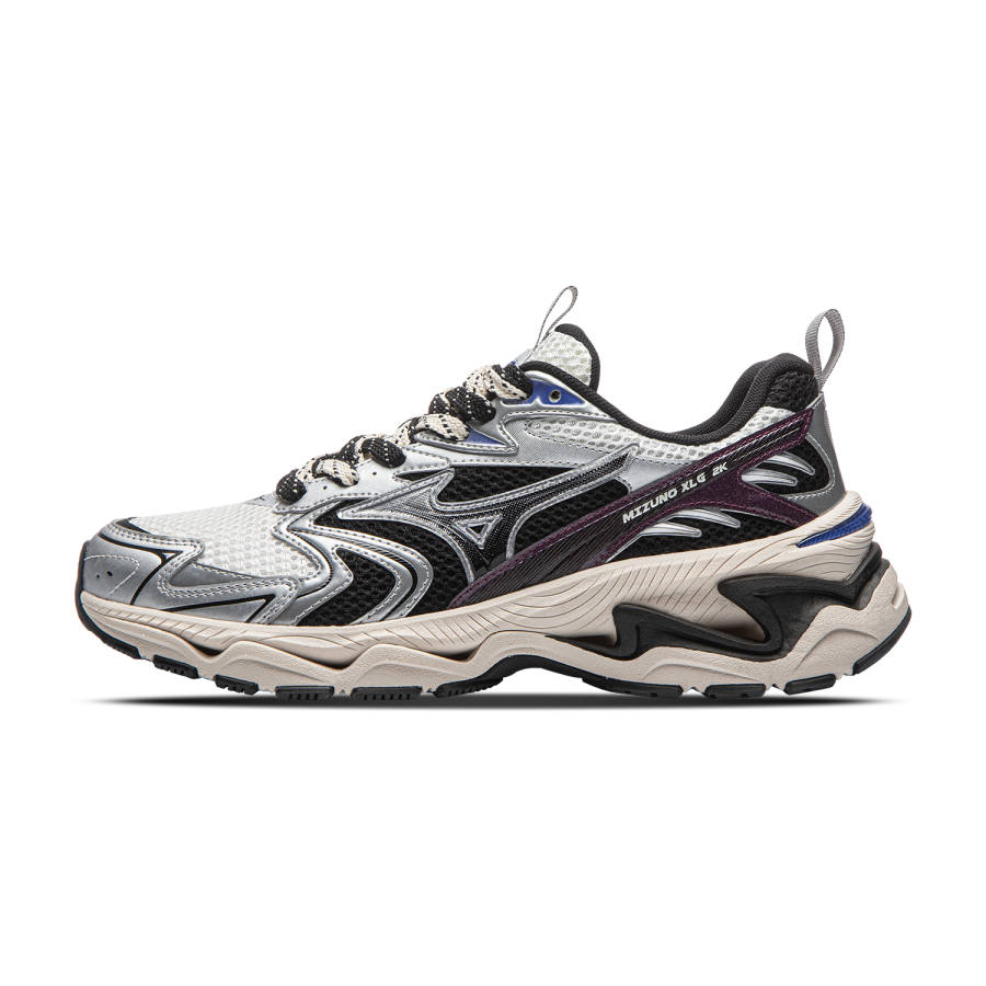 Mizuno Mizuno Low top Chunky Sneakers Unisex Black Silver