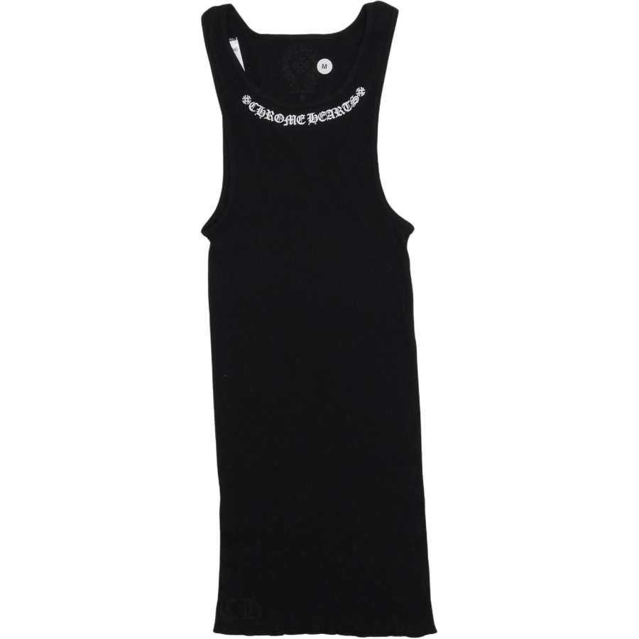 Chrome Hearts Tank Tops Unisex Black Crew Neck Moderate Other