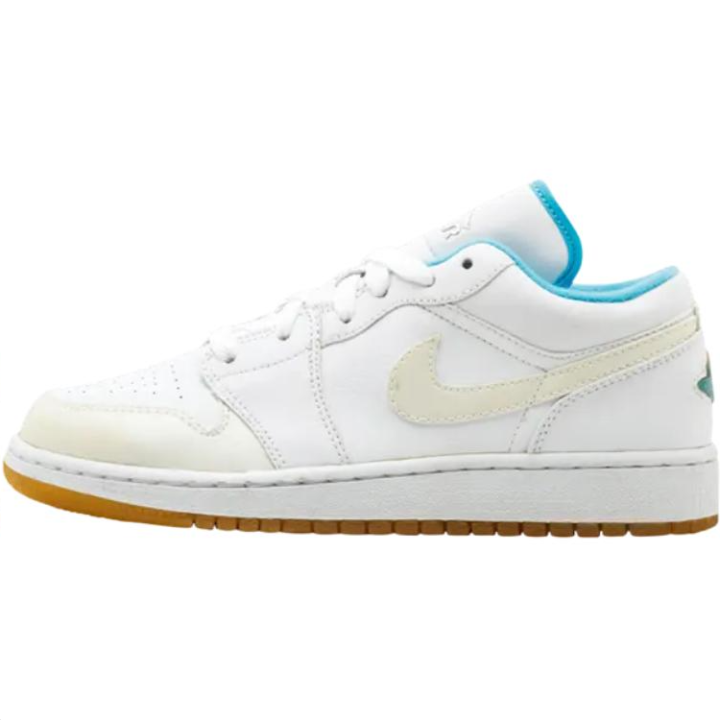 Jordan Jordan Air Jordan 1 Low top Basketball Shoes White Unisex