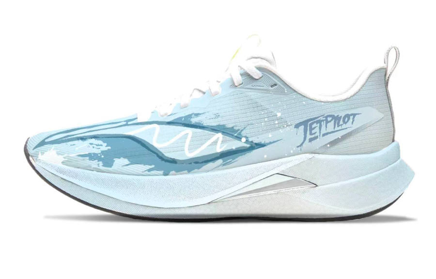 Li-Ning Li Ning Red Hare 9 PRO Fabric Low top BOOM Technology BOOM FIBER Upper Running Shoes Men's Light Blue