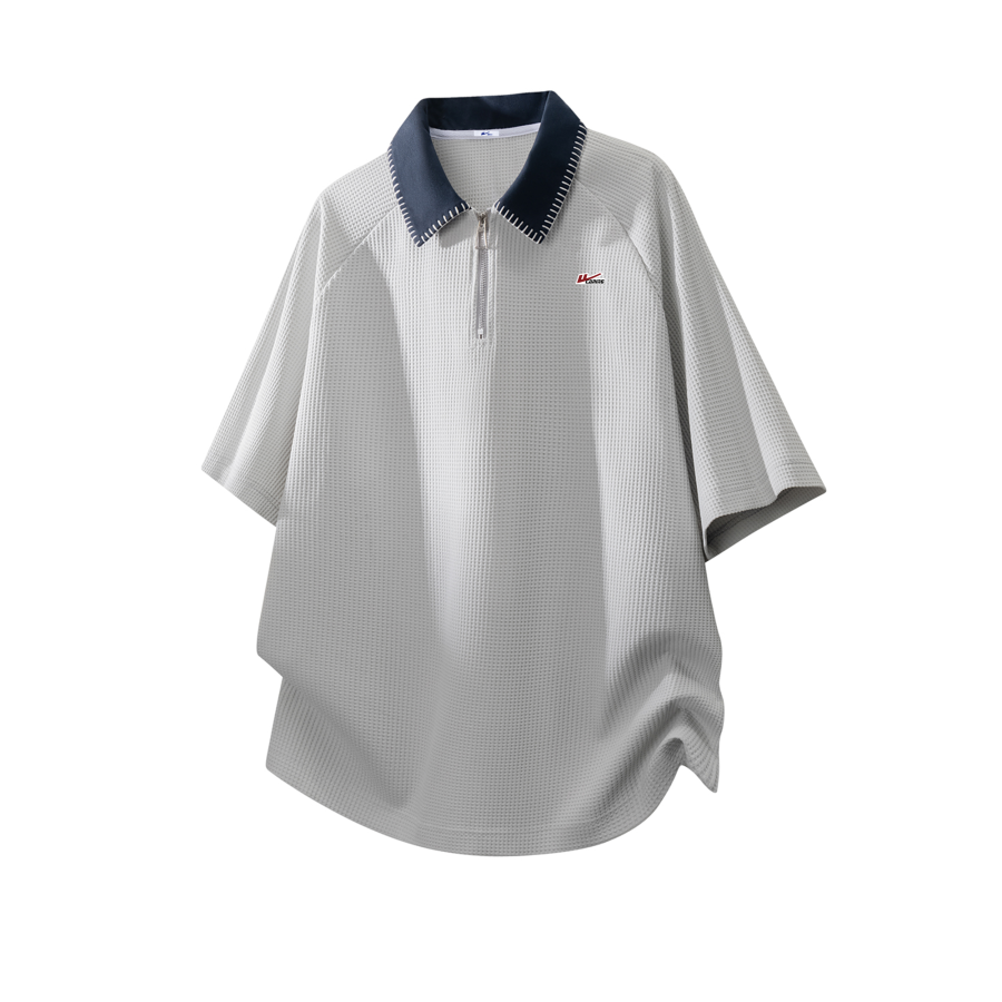 WARRIOR WARRIOR T Shirts Unisex Polo Collar Moderate Mock Two Piece