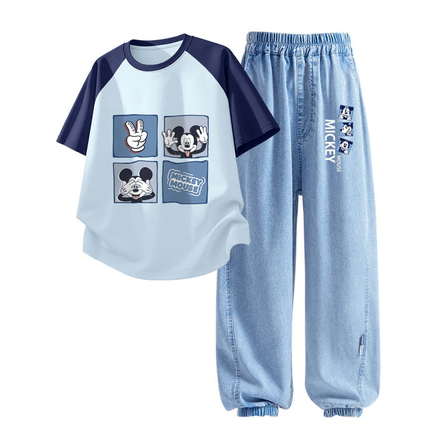 Disney Kids Casual Sportswear Crew Neck Thin
