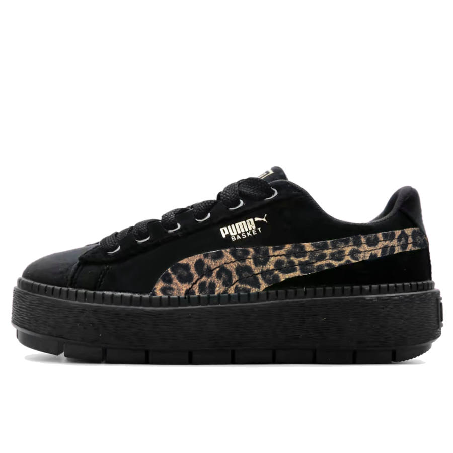 PUMA Platform Trace Cushioning Abrasion Resistant Low top Skateboard Shoes Women's