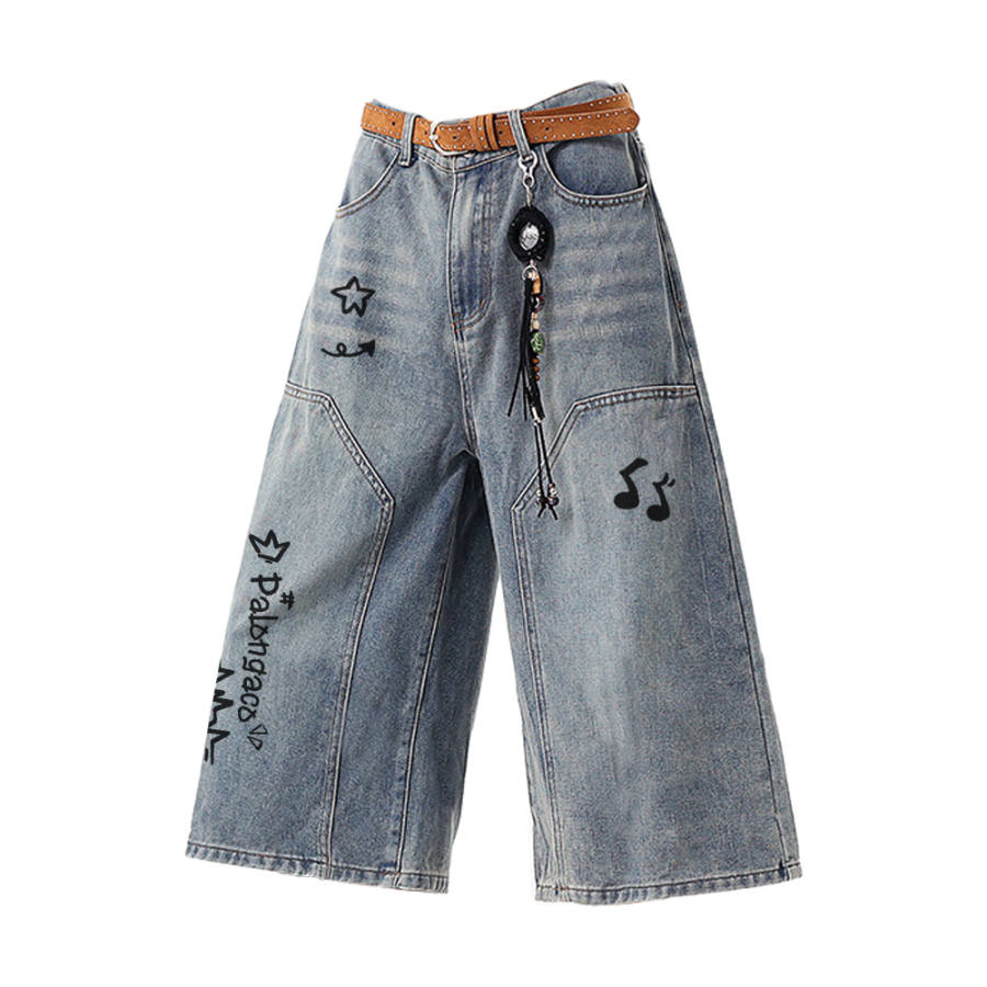 PAL ONGACO Denim Shorts Unisex Moderate