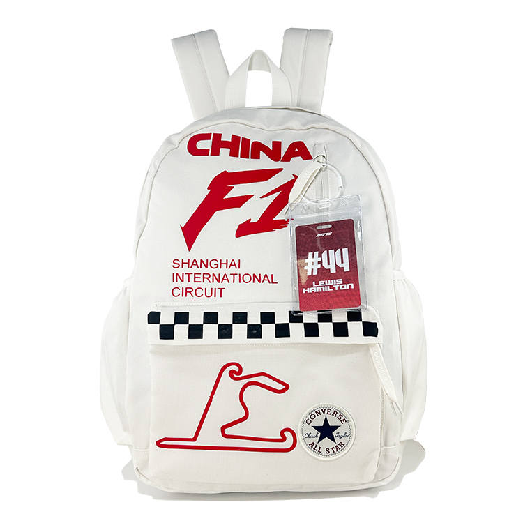 Converse Converse Polyester F1 Speed And Passion Backpack Medium Women's White