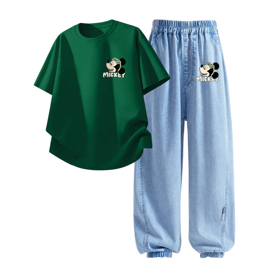 Disney Kids Casual Sportswear Crew Neck Thin