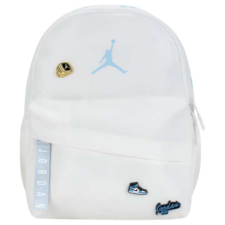 Jordan Jordan Polyester Backpack Small Unisex White Blue