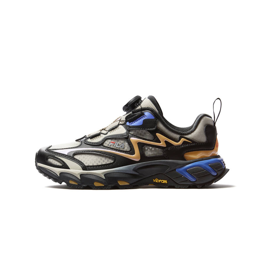 FILA KIDS PERFORMANCE FPF Synthetic Leather, Textile Outdoor Shoes Oat Brown/Black Kids'