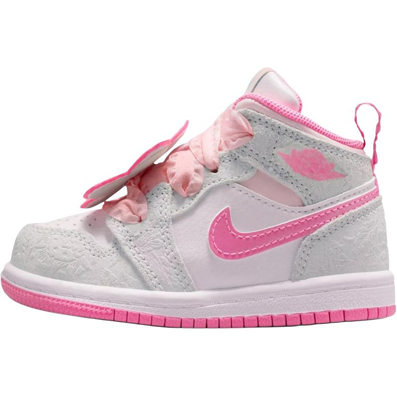 Jordan Jordan Air Jordan 1 Mid top Toddler Shoes Gray Infant And Toddler