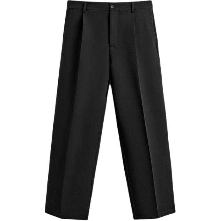 ZARA Casual Pants Unisex Black Moderate Wide Leg Pants