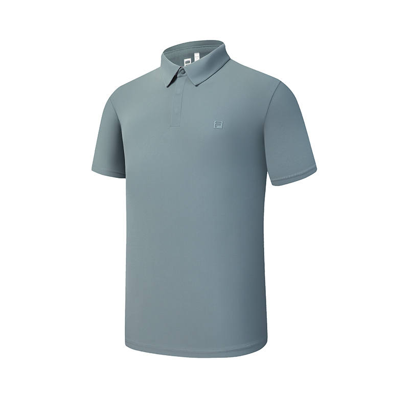 FILA Fitness Polo Shirt Men's Ice Sea Blue