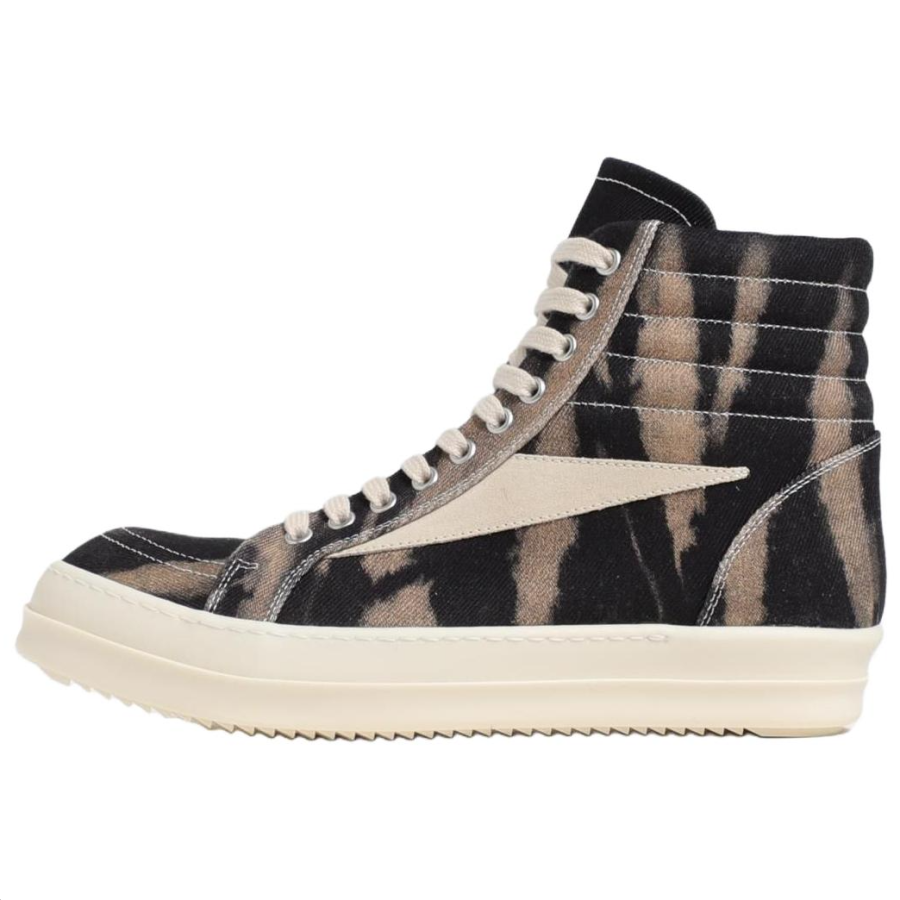 Rick Owens DRKSHDW High top Skateboard Shoes Men's Brown