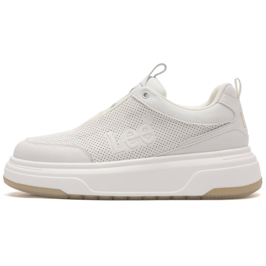 Lee White Sneakers Breathable Height Increasing Low top Skateboard Shoes Men's