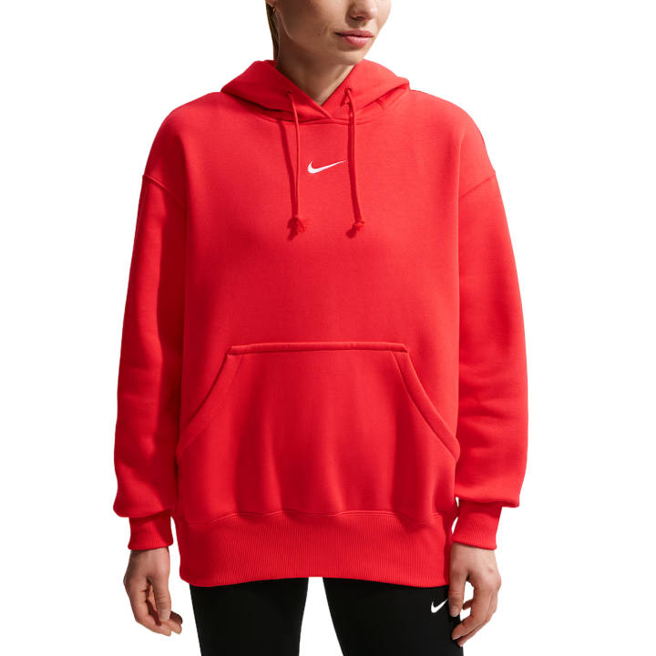 Nike Nike Sweatshirts Women's Light Red/Sail White Hooded Non Detachable Moderate Regular