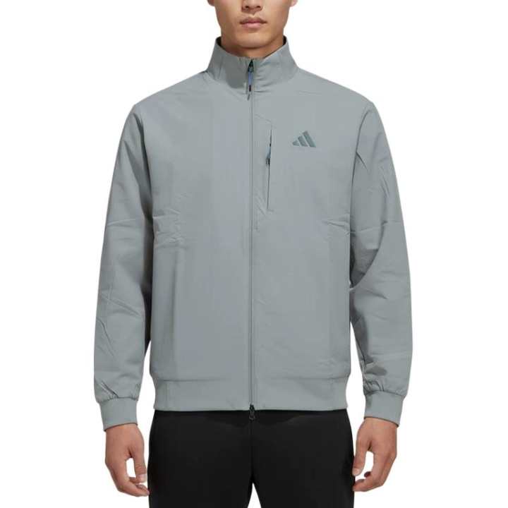 Adidas Adidas Wind Jackets Men's Light Gray Stand Collar Moderate Other