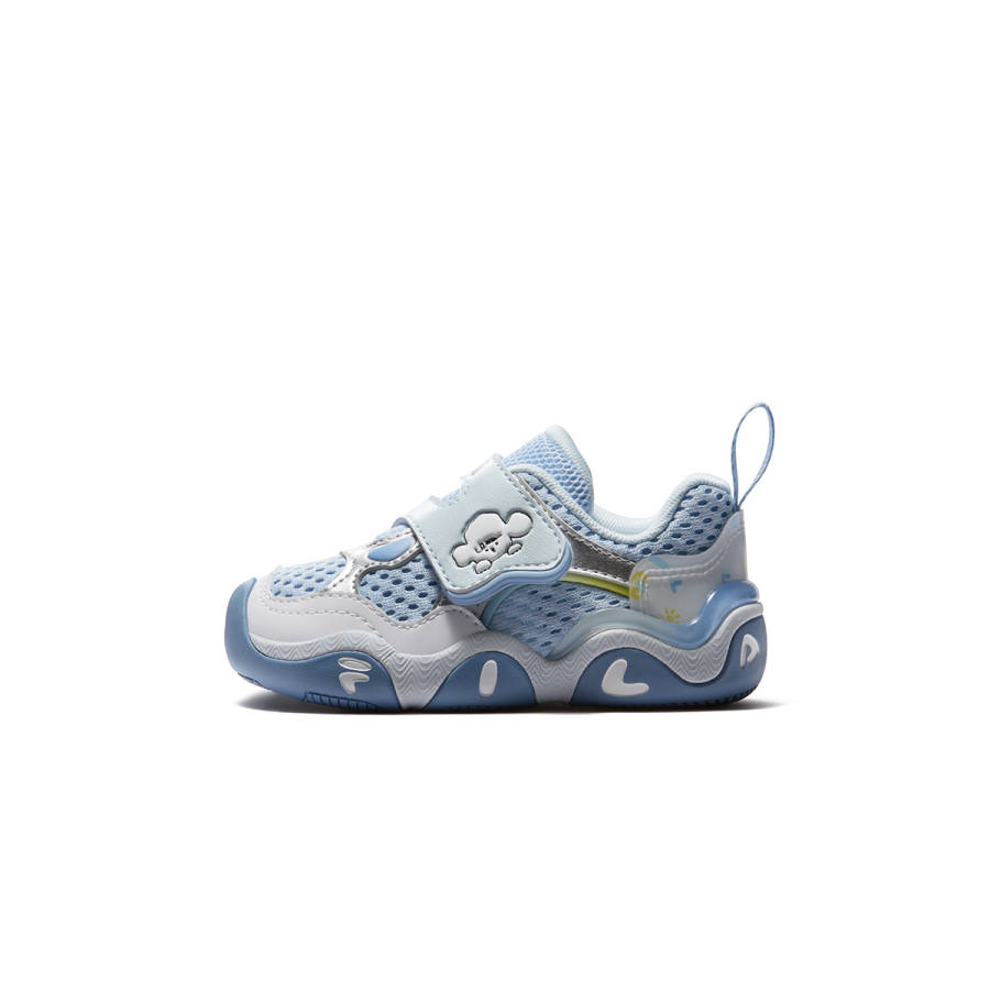 FILA KIDS Heritage FHT Synthetic Leather, Textile Kids' Running Shoes Sky Blue/Illusion Blue Infant And Toddler