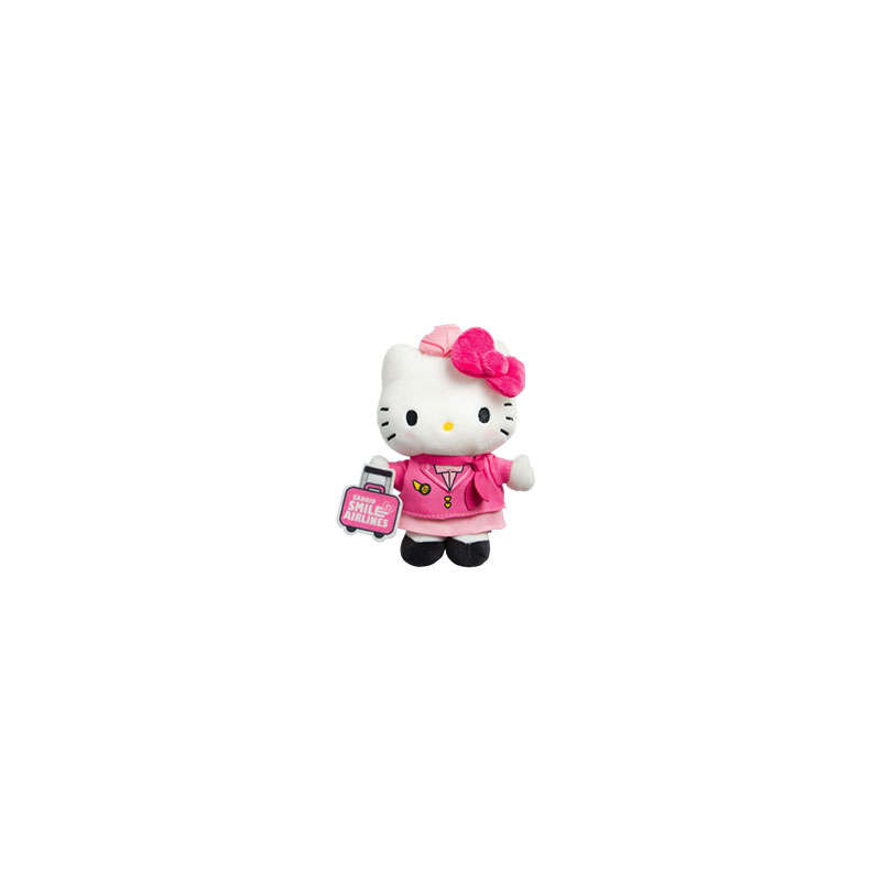 Sanrio Aviation Collection Hello Kitty Kuromi, Hangyodon Plush Charms Trumpets High