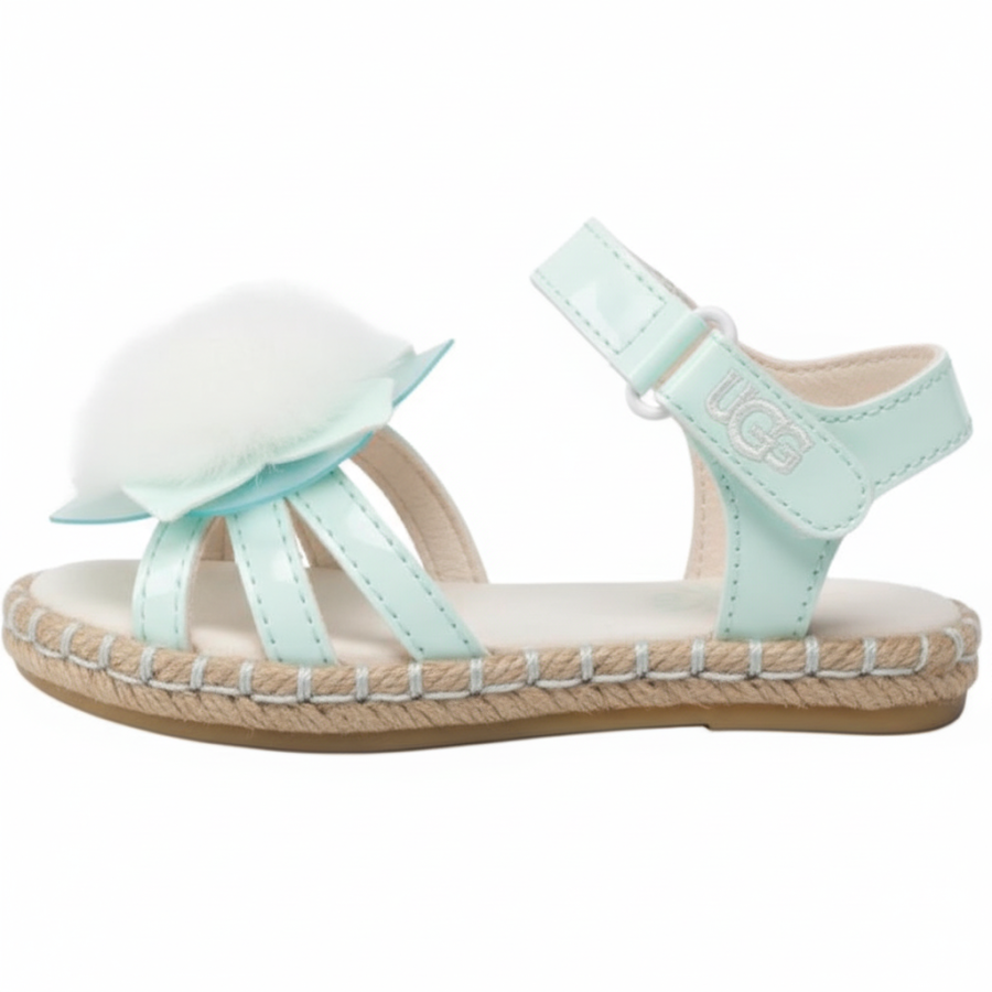 UGG UGG Leather Low top Children's Sandals Cyan White Kids'