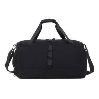 YALU Oxford Travel Bag Unisex Black/Khaki