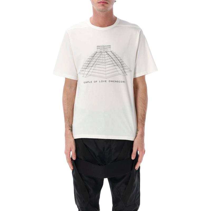 RICK OWENS T Shirts Men's White Crew Neck