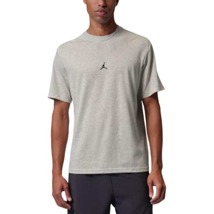 Jordan Jordan Sport T Shirts Men's Heather Gray Crew Neck