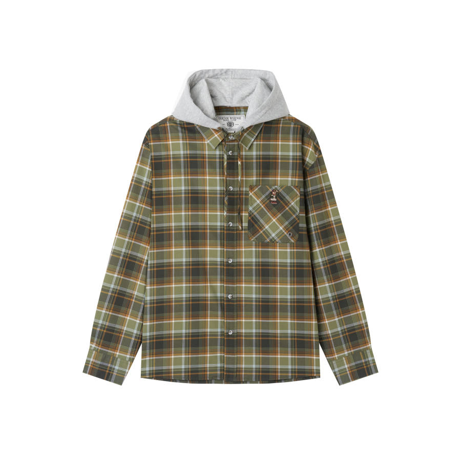 Teenie Weenie Men Evergreen Preppy Style Shirt Unisex