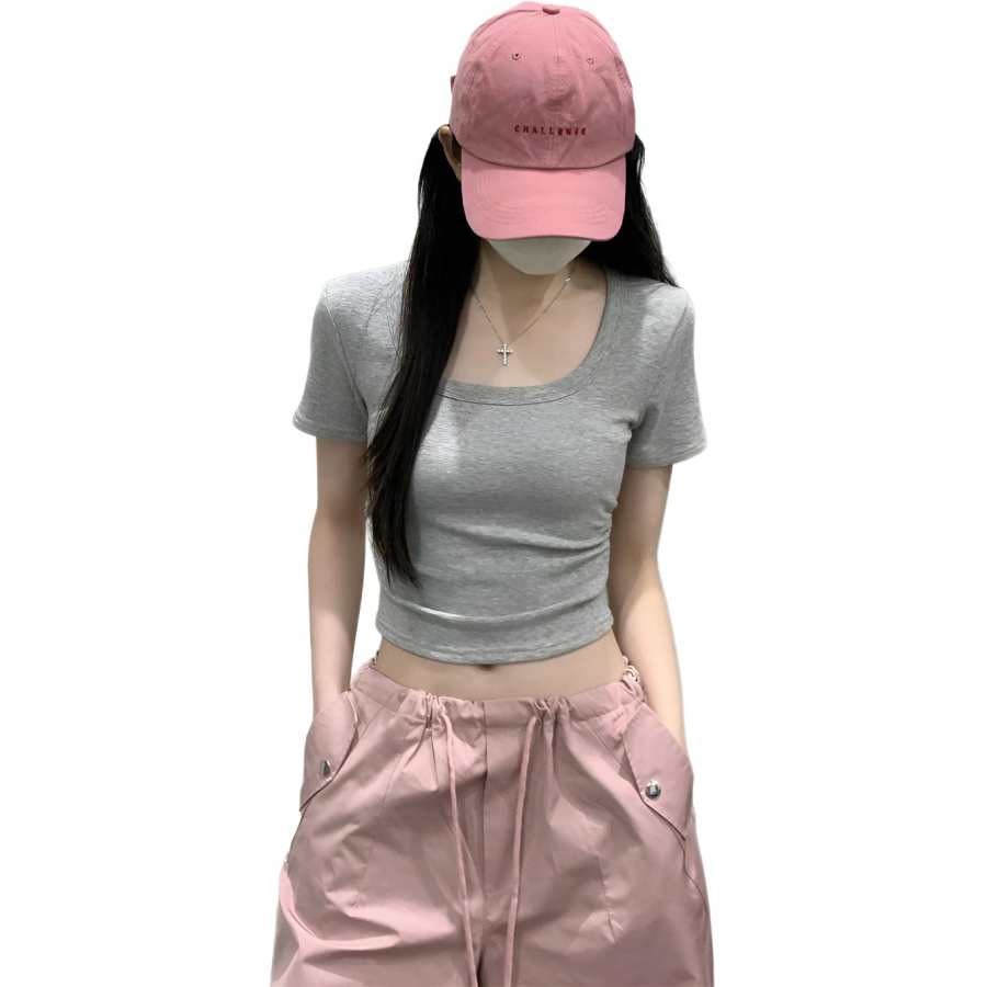 JBBCN JBBCN T Shirts Women's Square Collar
