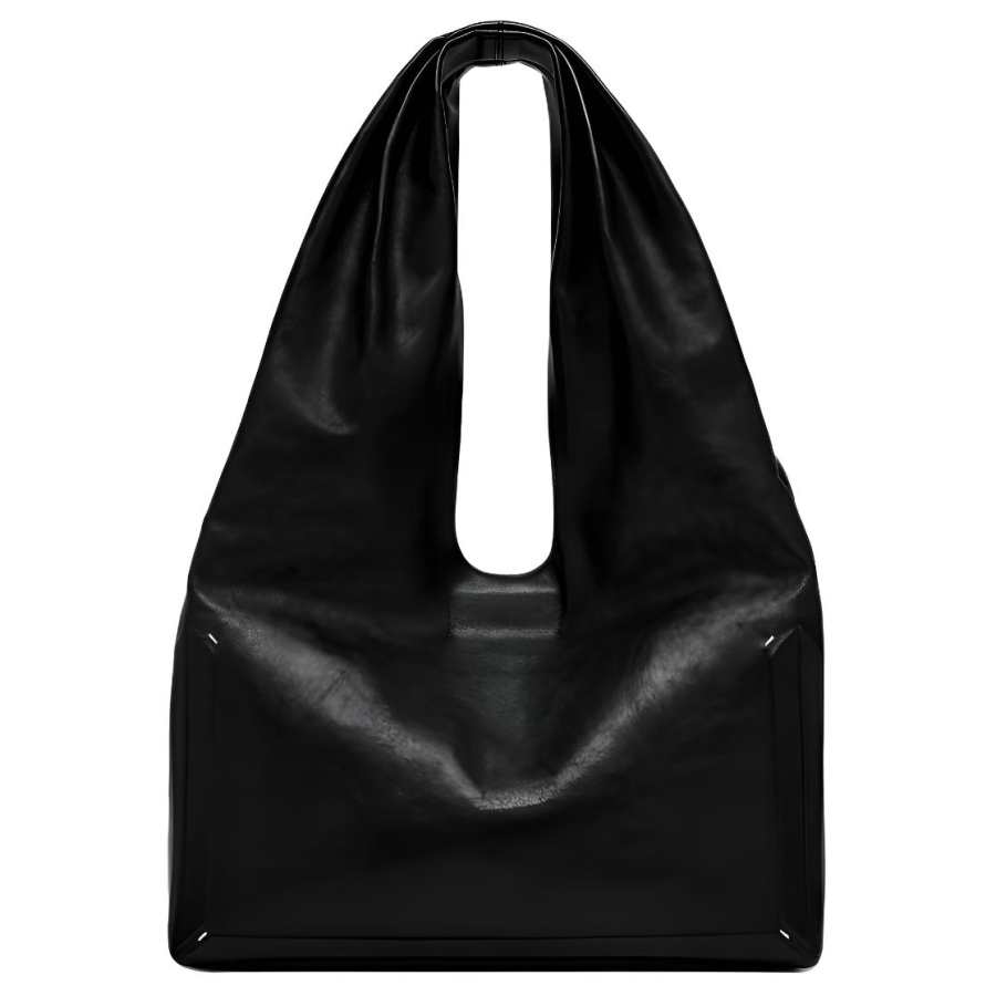 Maison Margiela Sheepskin Handbag Medium Women's Black