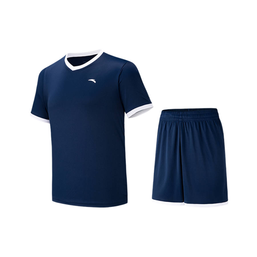 Anta Soccer Jersey Set Men's Denim Starlight Blue