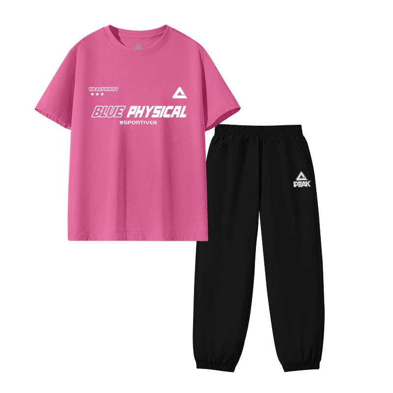 PEAK Kids Casual Sportswear Crew Neck Thin