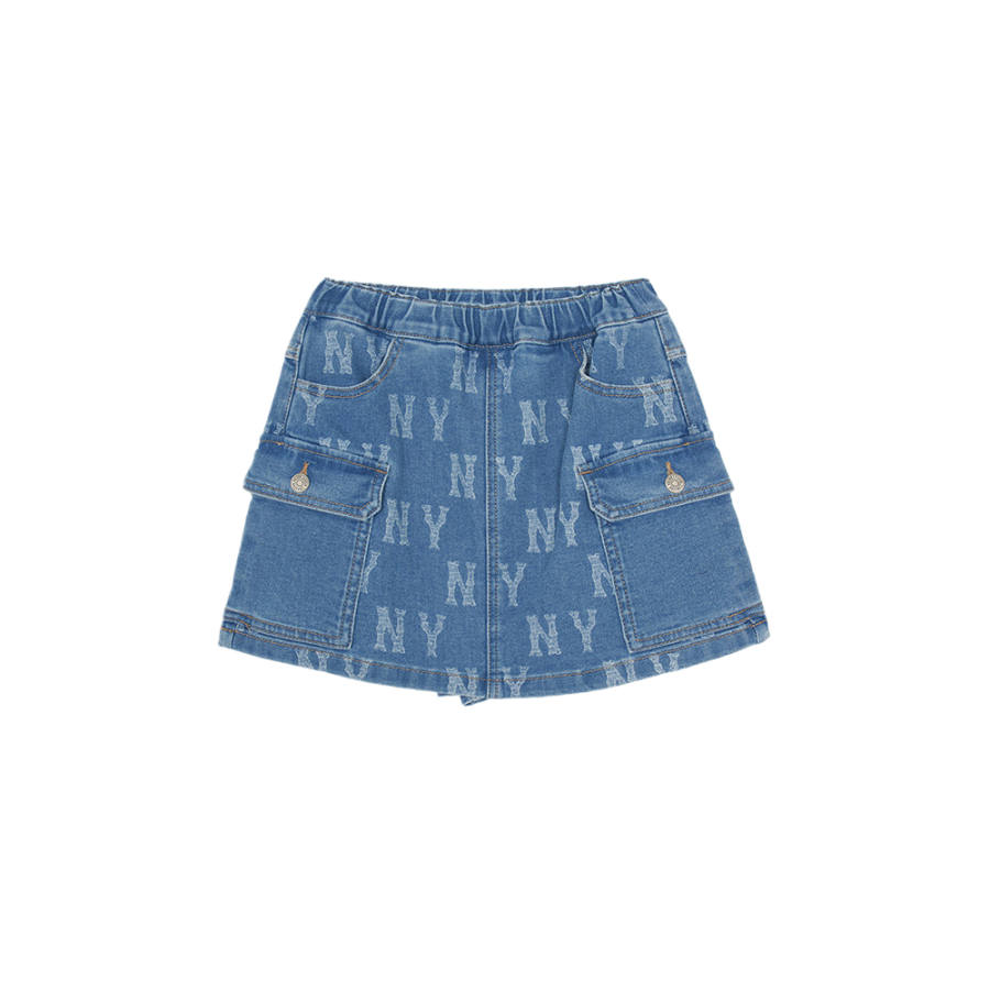 MLB KIDS New York Yankees SS26 Monogram Moderate Skirt Summer Kids'