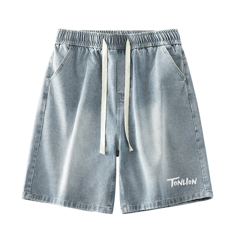 Tonlion Denim Shorts Unisex Moderate