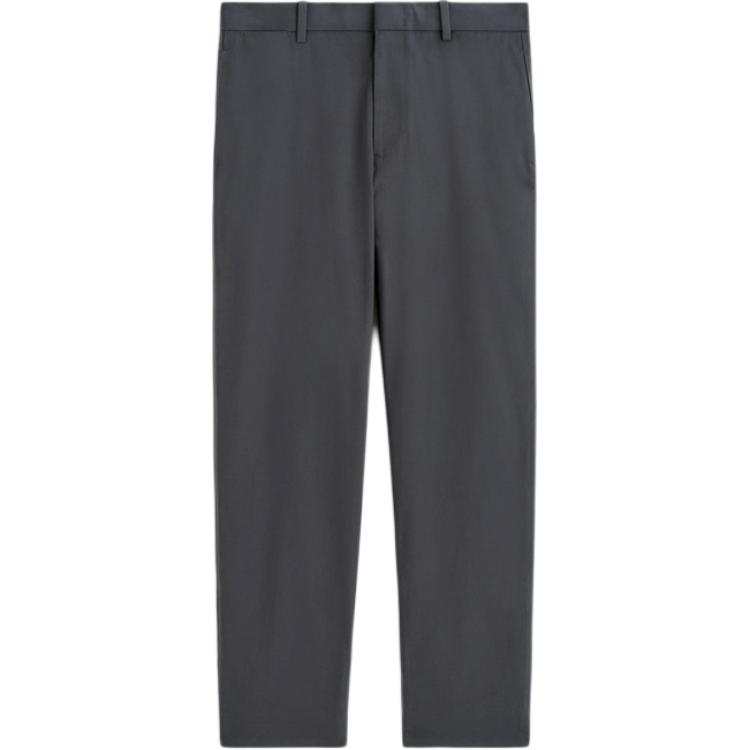 COS Casual Pants Men's Carbon Gray Moderate Straight Fit Pants