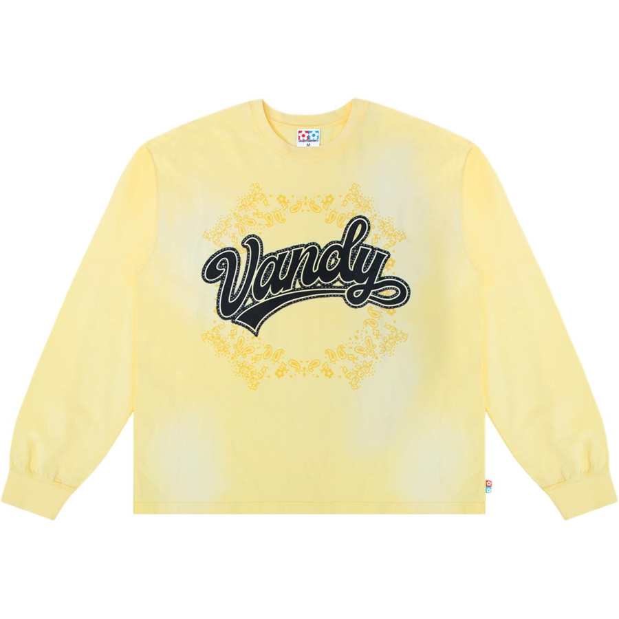 Vandy The Pink STUD LOGO PAISLEY WASHED Sweatshirt Unisex
