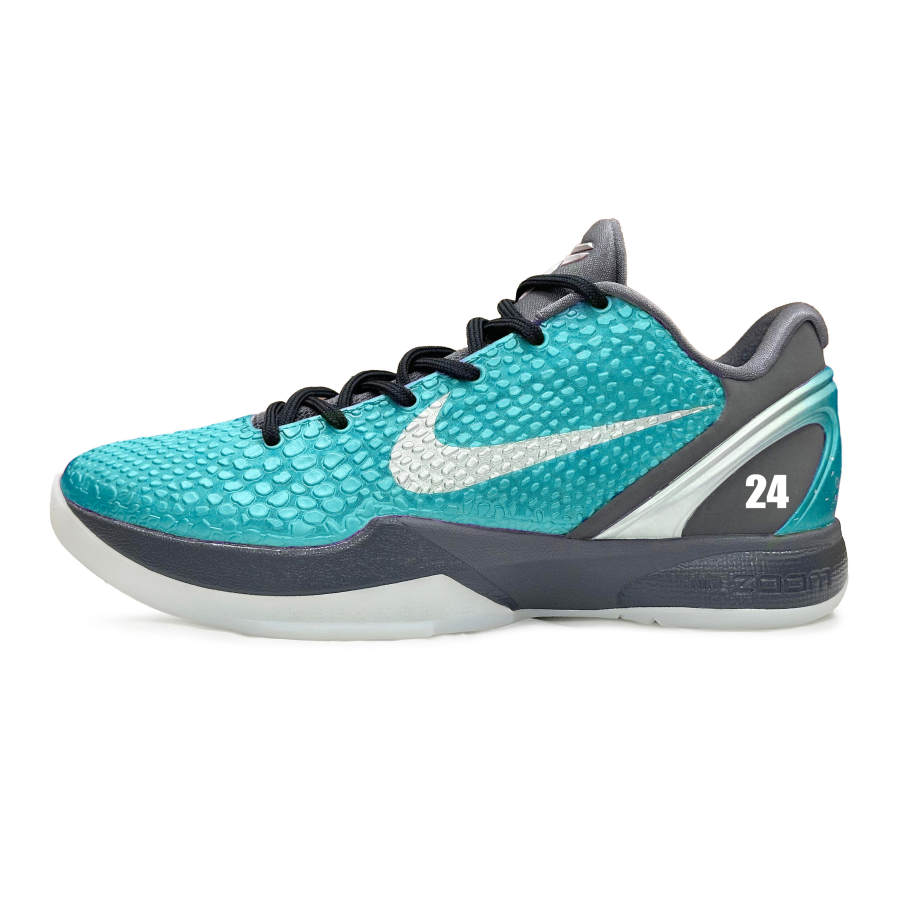 Nike Nike Zoom Kobe 6 All Star Glasses Free 3D Cushioning Slip Resistant Low top Basketball Shoes Men's Green