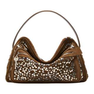 Acne Studios Calfskin Handbag Women's Cognac Brown