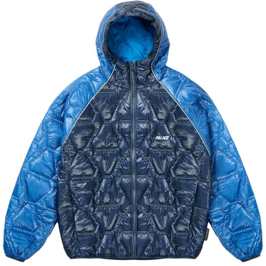PALACE PALACE SS26 DROP7 PERTEX TRI NET JACKET BLUE Puffer Jacket Unisex