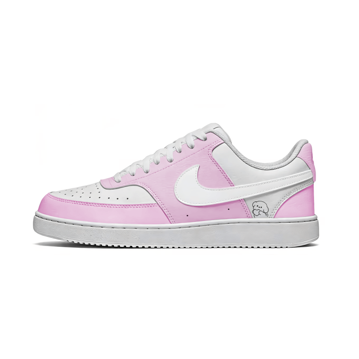 Nike Nike Court Vision 1 Low top Skateboard Shoes Women's Pink