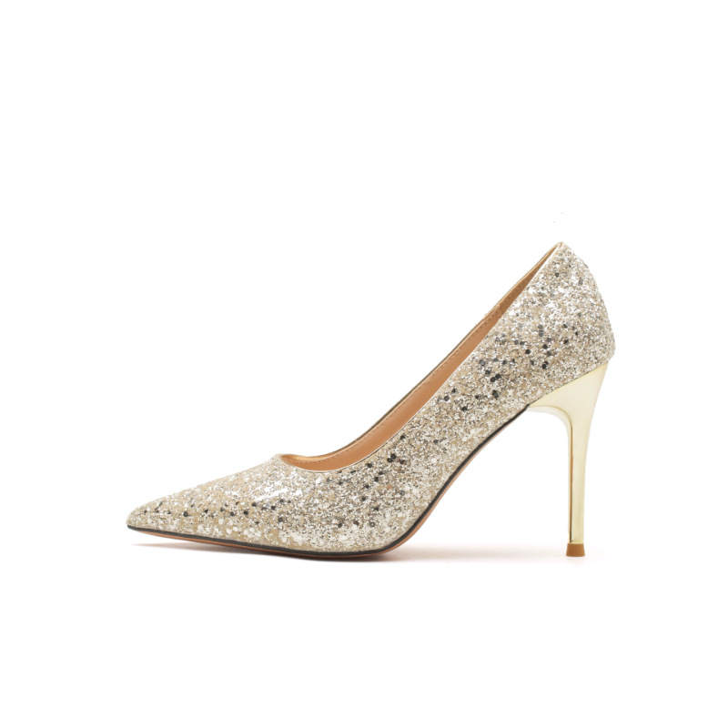 Barbie High Heels Women's Champagne/Silver White/Silver Gray