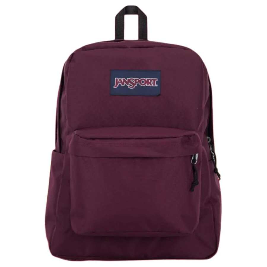 JanSport 600DPolyester Backpack Women's Dark Purple Burgundy