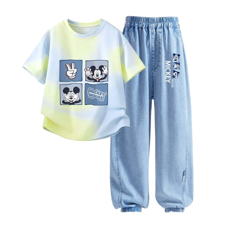 Disney Kids Casual Sportswear Crew Neck Thin