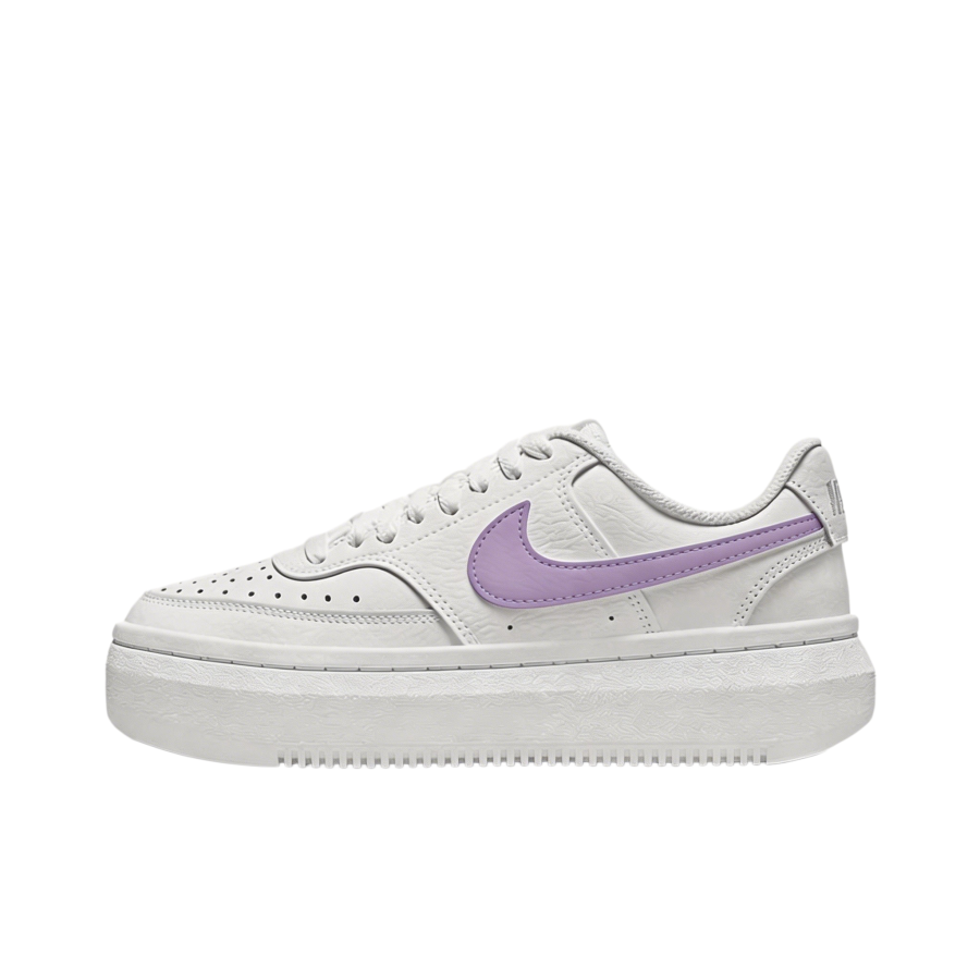 Nike Nike Court Vision Alta Low top Skateboard Shoes Women's White Purple