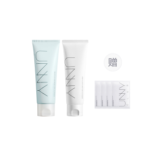 UNNY CLUB Salicylic Acid Acne Treatment Improve Blackheads Remove Closed Comedones Facial Cleanser 2 Pcs Skincare Set