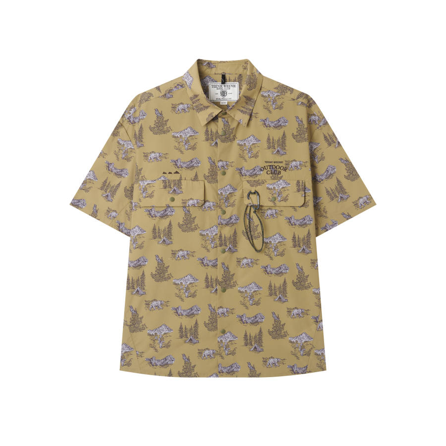 Teenie Weenie Men Evergreen Preppy Style Shirt Unisex