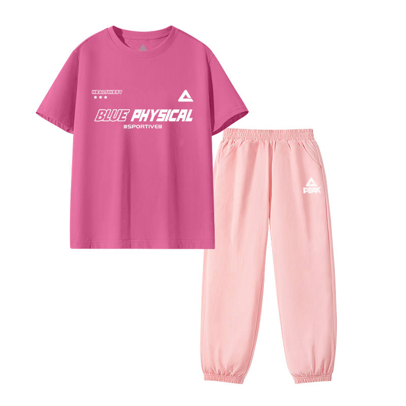 PEAK Kids Casual Sportswear Crew Neck Thin