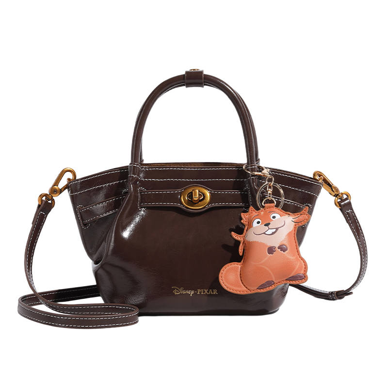 Disney Pu Handbag Regular Women's Chocolate Brown/Chestnut Brown