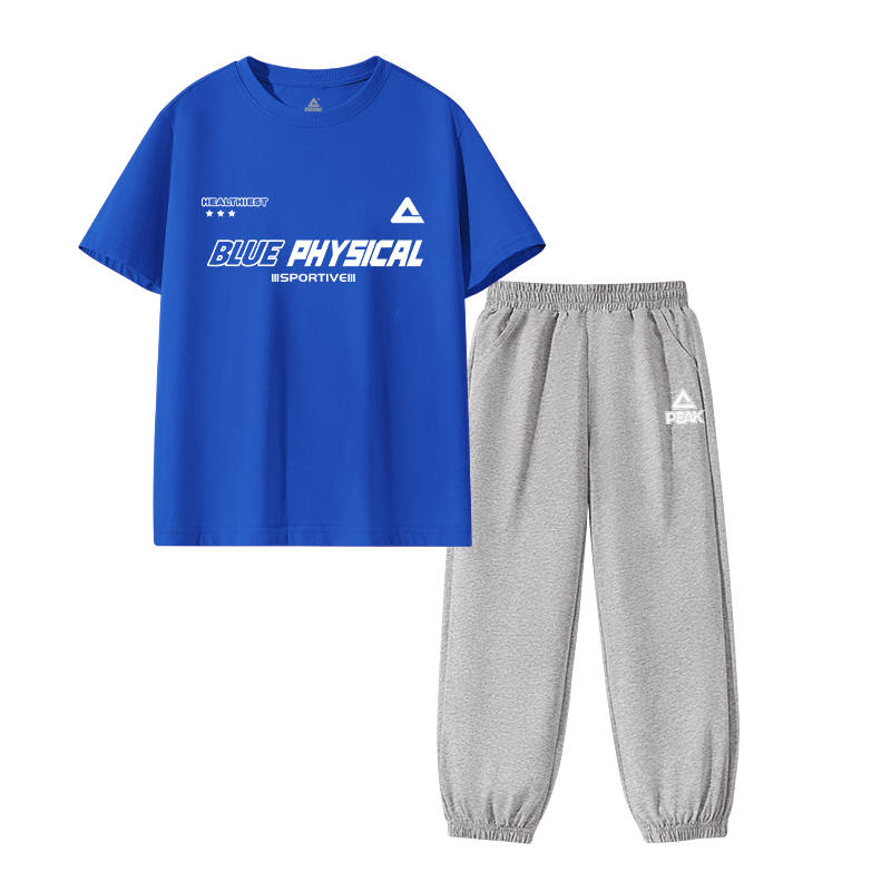 PEAK Kids Casual Sportswear Crew Neck Thin