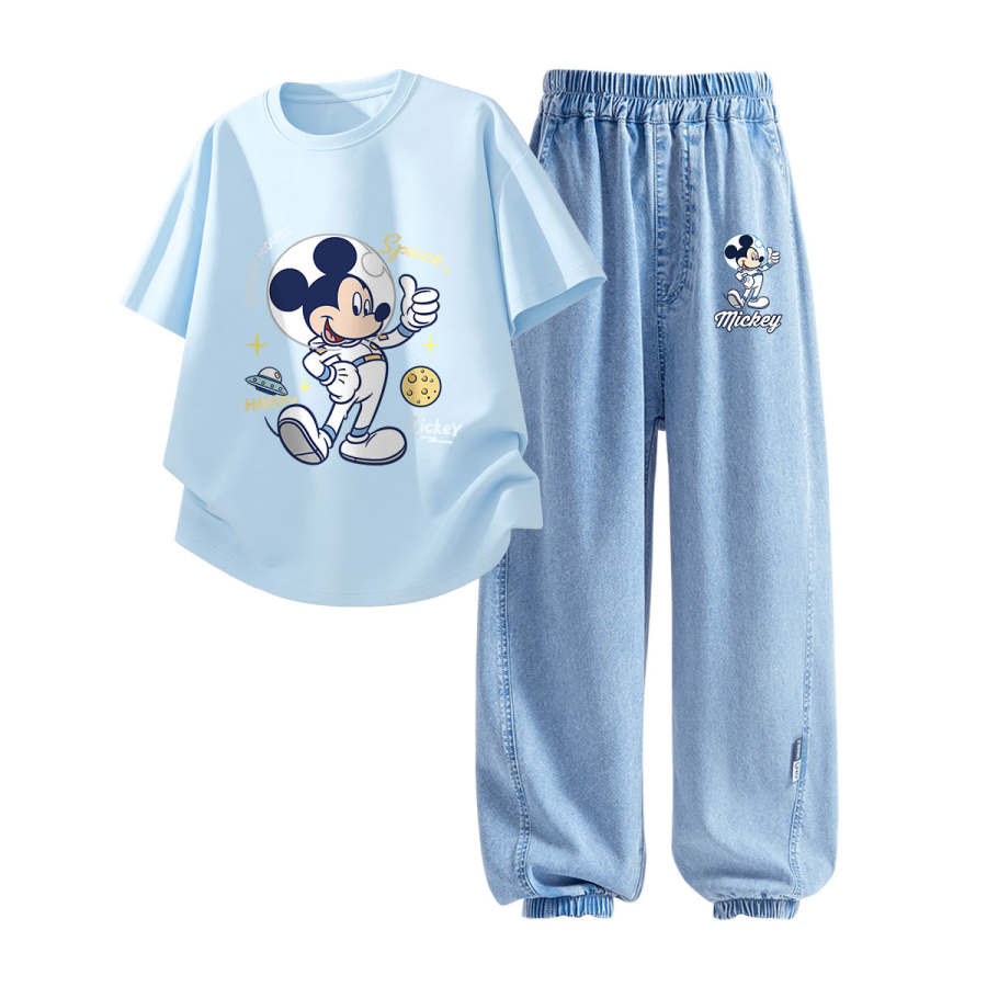 Disney Kids Casual Sportswear Crew Neck Thin