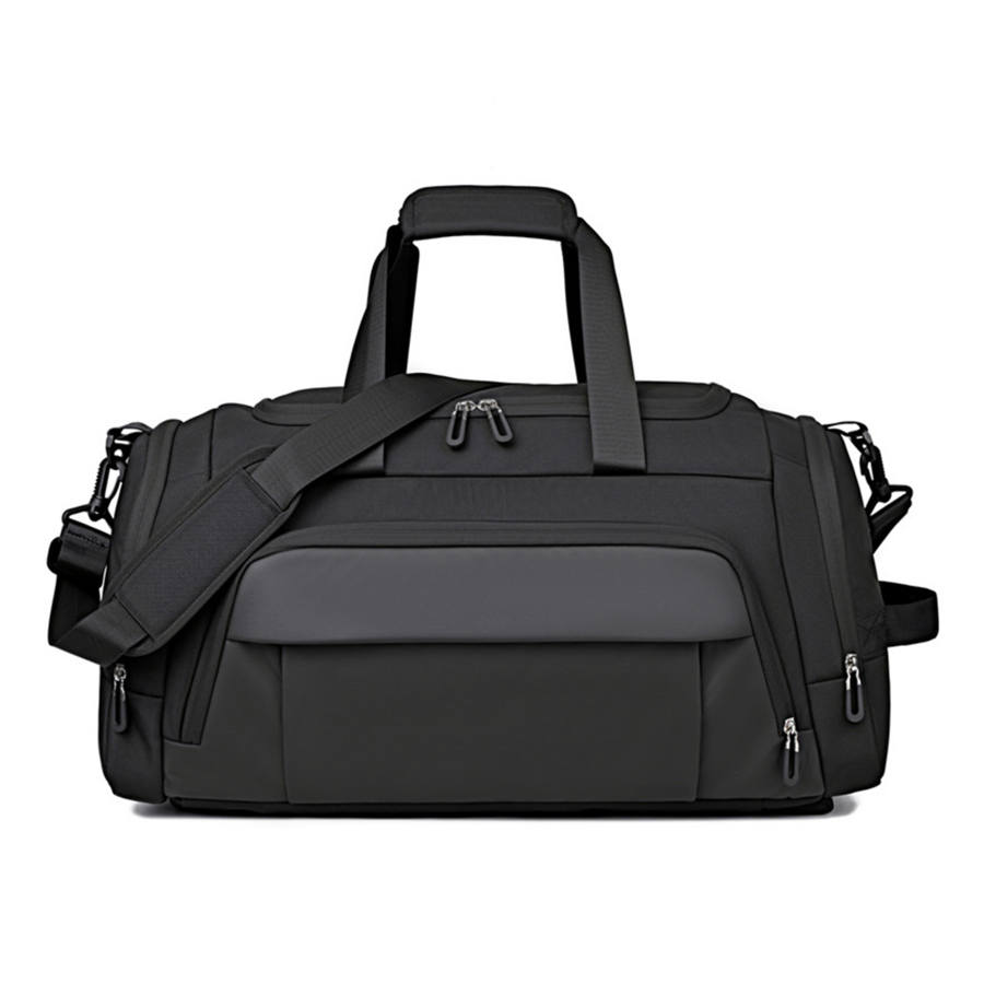 YALU Membrana Dermalis Travel Bag Unisex Black/Khaki