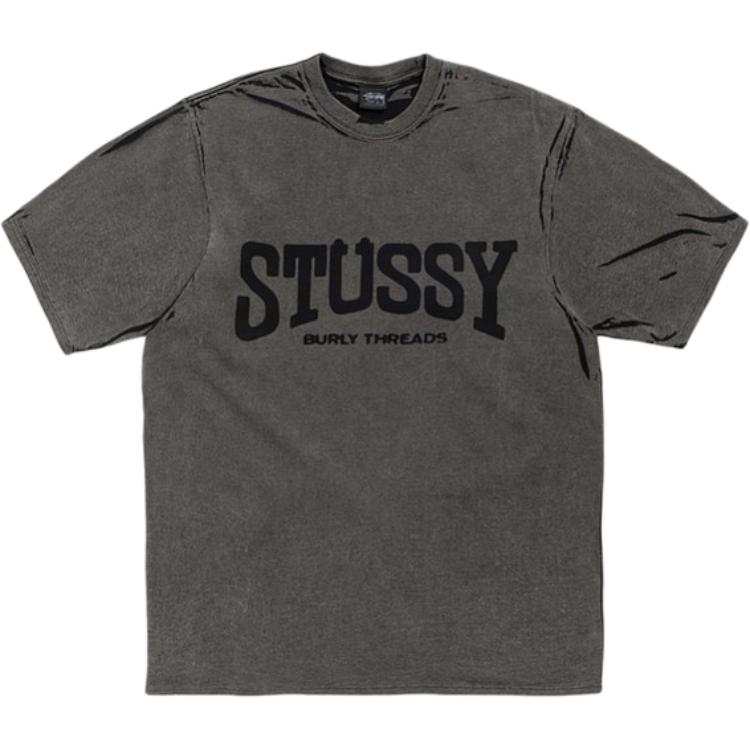 Stussy T Shirts Unisex BKX Black Crew Neck